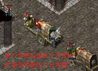 复古传奇私服新手开荒必知哪些实用技巧与攻略? 复古传奇私服新手开荒必知哪些实用技巧与攻略?