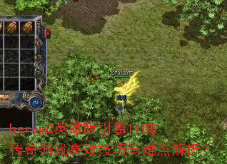 herom2英雄版引擎1108传奇游戏高效技巧与难点解析? herom2英雄版引擎1108传奇游戏高效技巧与难点解析?