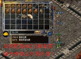 如何配置HGE引擎刺客版传奇物品外观特效? 如何配置HGE引擎刺客版传奇物品外观特效?