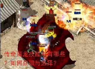 传奇魔龙技能书有哪些?如何获取与选择? 传奇魔龙技能书有哪些?如何获取与选择?