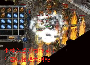 少林入盟即悟擒龙手?速成秘籍大揭秘 少林入盟即悟擒龙手?速成秘籍大揭秘