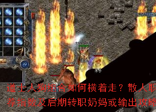 道士人狗组合如何横着走?散人职业推荐指数及后期转职奶妈或输出攻略? 道士人狗组合如何横着走?散人职业推荐指数及后期转职奶妈或输出攻略?