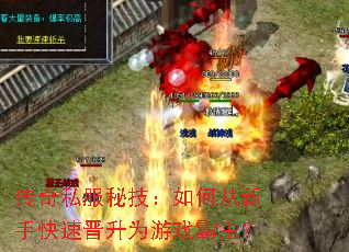 传奇私服秘技:如何从新手快速晋升为游戏霸主? 传奇私服秘技:如何从新手快速晋升为游戏霸主?