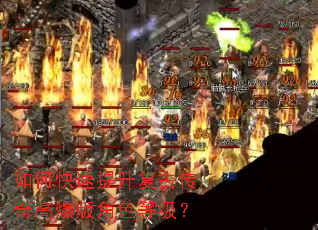 如何快速提升复古传奇高爆版角色等级? 如何快速提升复古传奇高爆版角色等级?