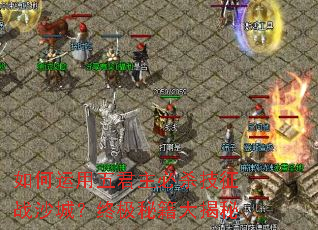 如何运用五君主必杀技征战沙城?终极秘籍大揭秘 如何运用五君主必杀技征战沙城?终极秘籍大揭秘