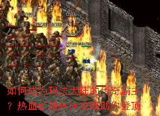 如何成为玛法大陆的传奇霸主?热血新服高清攻略助你登顶 如何成为玛法大陆的传奇霸主?热血新服高清攻略助你登顶