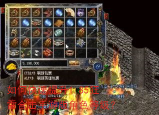 如何快速提升1.85狂雷合击手游版角色等级? 如何快速提升1.85狂雷合击手游版角色等级?