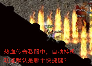 热血传奇私服中,自动挂机功能默认是哪个快捷键? 热血传奇私服中,自动挂机功能默认是哪个快捷键?