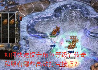 如何快速提升角色等级?传奇私服有哪些高效打宝技巧? 如何快速提升角色等级?传奇私服有哪些高效打宝技巧?