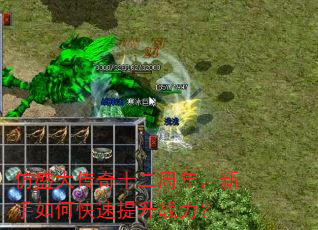 仿盛大传奇十二周年,新手如何快速提升战力? 仿盛大传奇十二周年,新手如何快速提升战力?