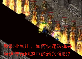 新职业频出,如何快速选择并精通传奇网游中的新兴强职? 新职业频出,如何快速选择并精通传奇网游中的新兴强职?