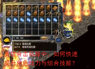 英雄合击私服中,如何快速提升角色战力与组合技能? 英雄合击私服中,如何快速提升角色战力与组合技能?
